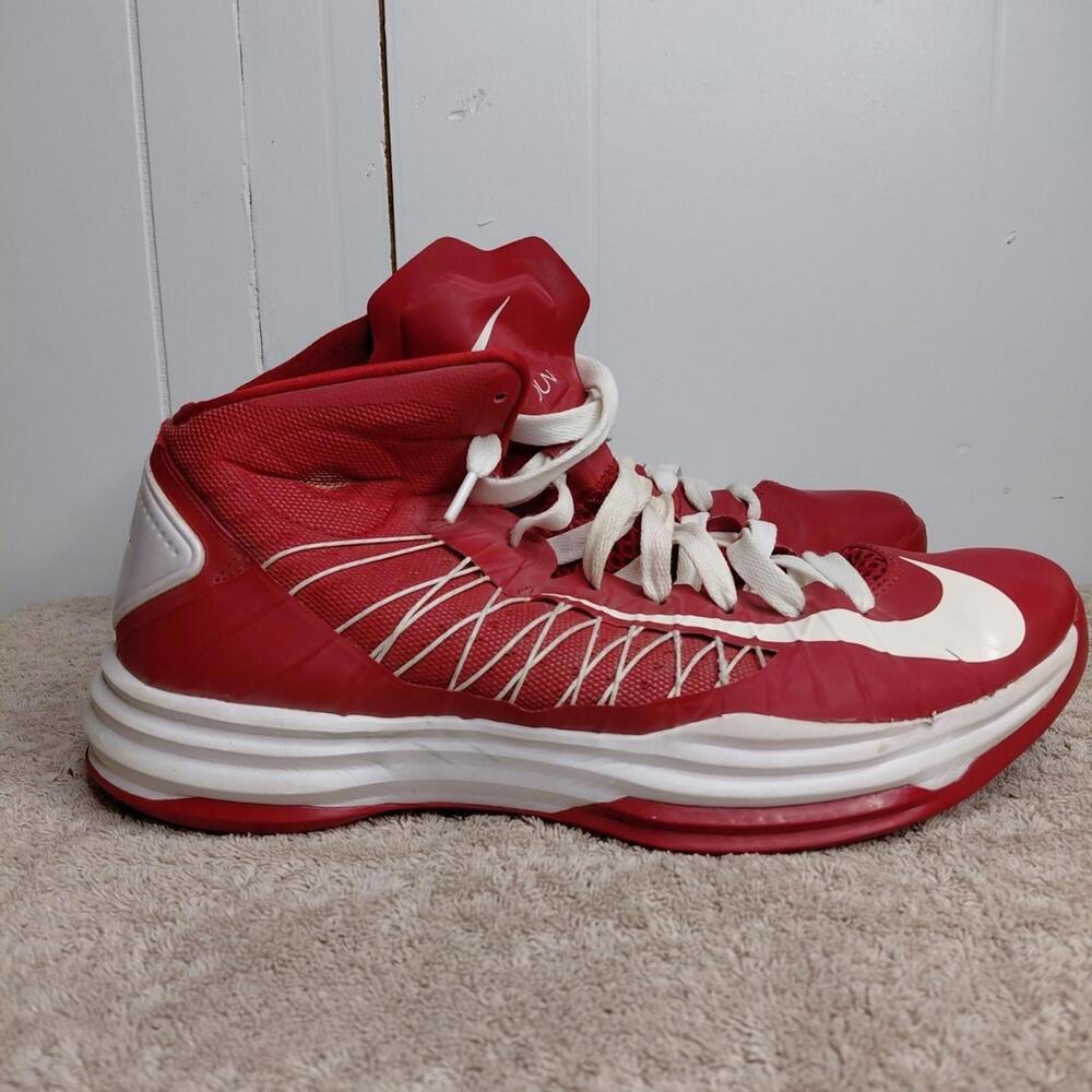 Nike Hyperdunk TB Sneakers Mens 13 Game Day Red Mid Top Gym Basketball 2012